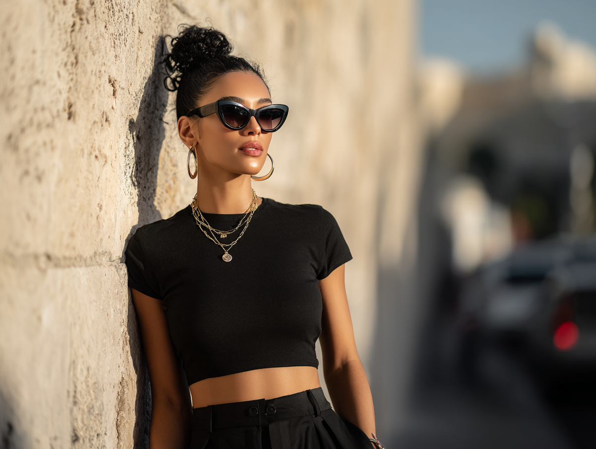 Modern Indian bride wearing statement sunglasses
