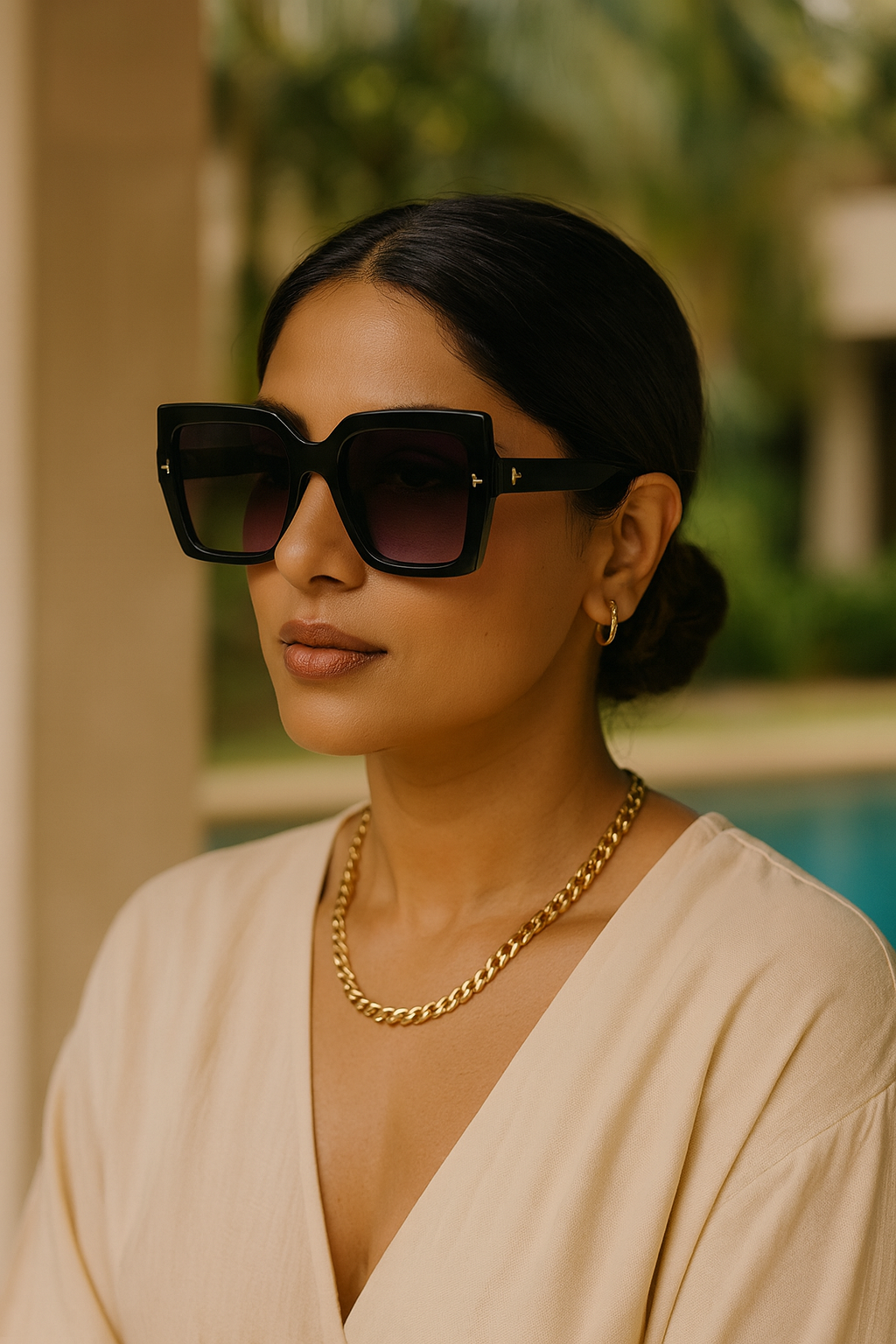 Oversized big sunglasses for women — Rangrays