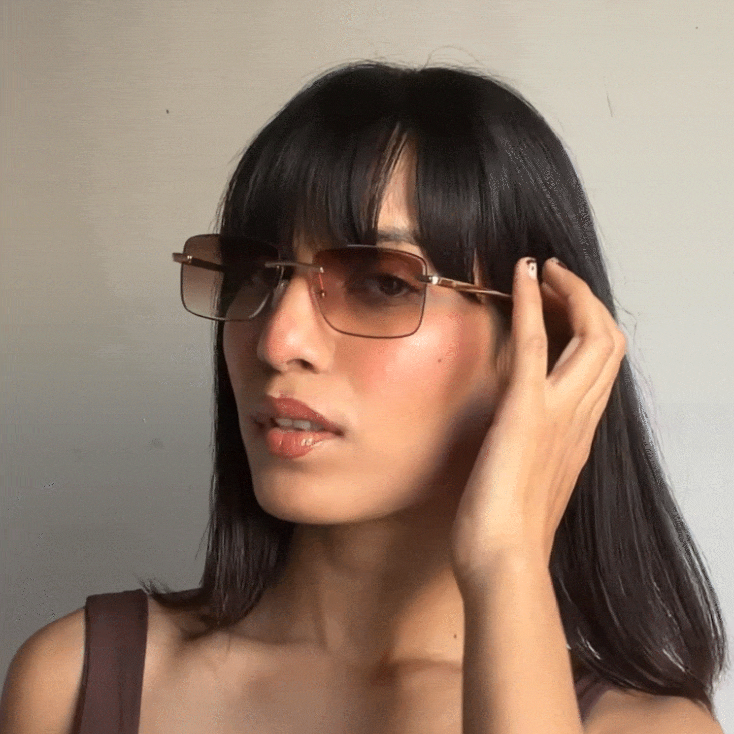 DripDrops sunglasses shown in motion