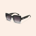 Midnight Veil oversized black cat eye sunglasses for women — Rangrays