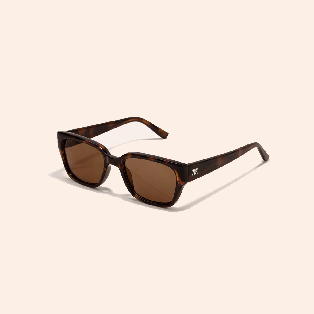 Sienna brown tortoise cat eye sunglasses for women — Rangrays